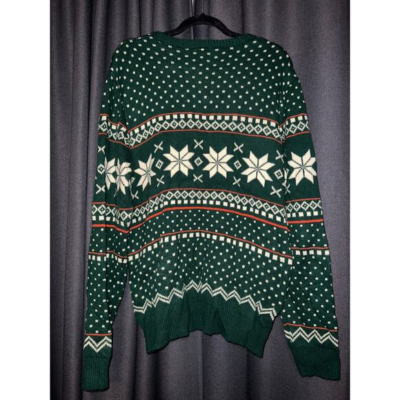 Ugly Christmas Sweater Xmas Size XL Elf - Picture 3 of 3